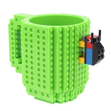 Load image into Gallery viewer, 350ML Mug Cup for Milk Coffee Water Build-On Brick Type Mug Cups Water Holder for LEGO Building Blocks Design Gift