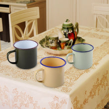 Load image into Gallery viewer, LETAOSK 8cm Outdoor Home Vintage Style Handmade Enamel Cup Mug for Drinking Coffee Bear Tea Camping Hiking Gift
